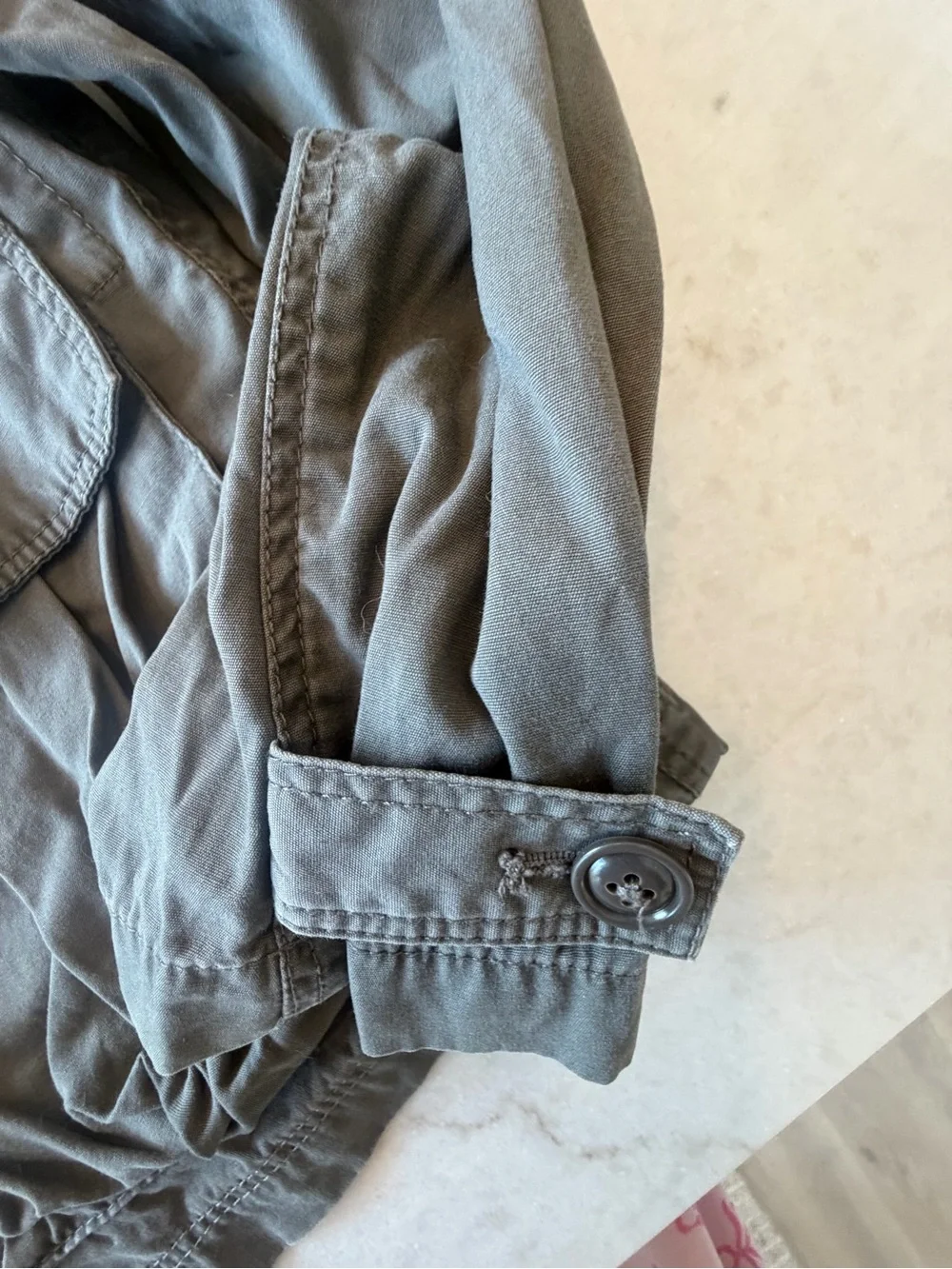 J CREW Men's military Field Jacket in Olive Green! Quality meets versatile! M